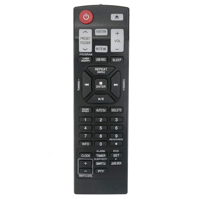 ZdalaMit Replacement Remote Applicable for LG Hi-Fi System CM9940 CM9740 CMS9940F/W CM9740 CMS9740F CM9940FB CM8440 CM8440FB CMS8440F CMS8440W CM8340 OM5541 OM5542 OM5541FB OM5540 CM9950 CMS9950F OM7550 OM7550 - Image 1